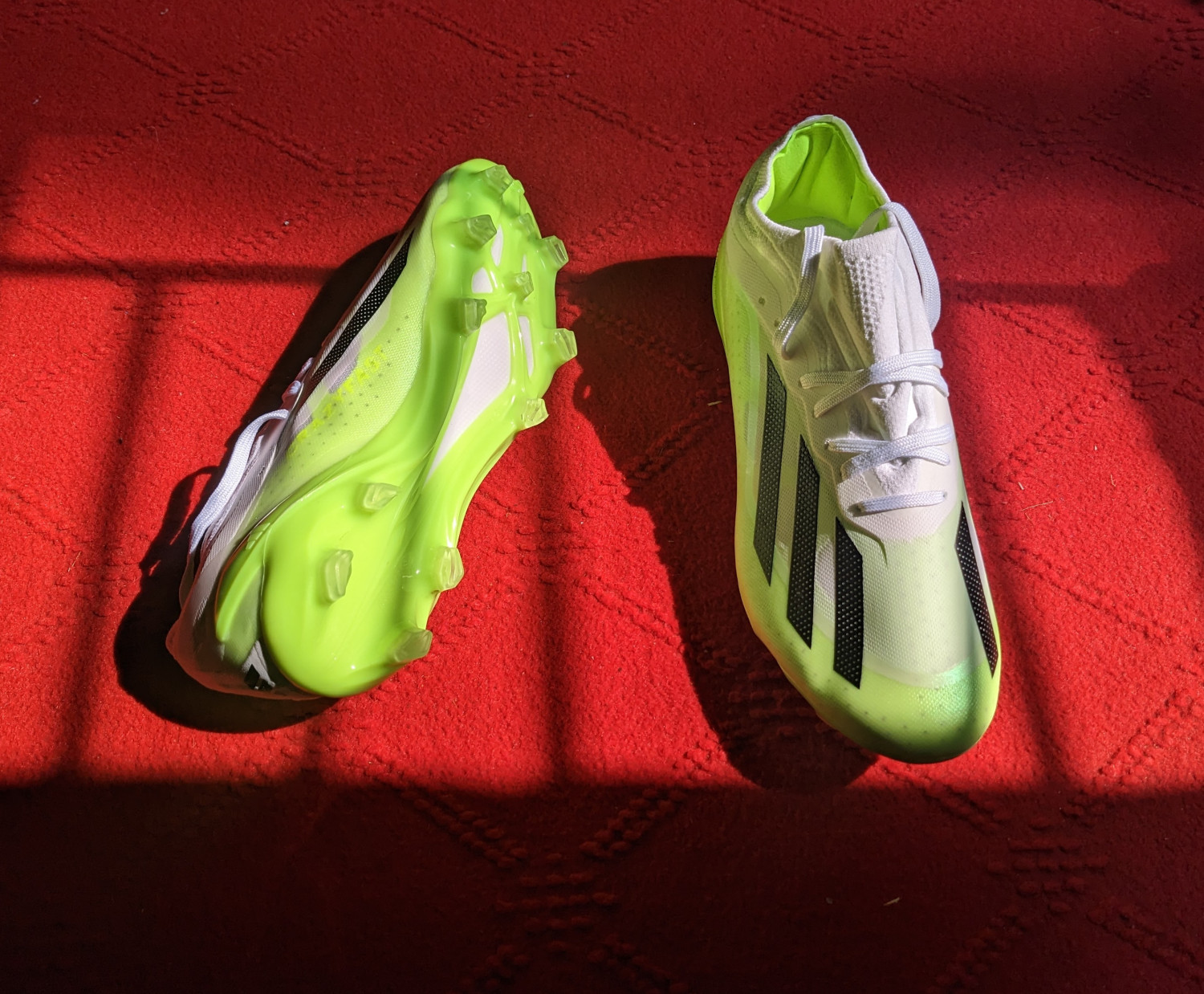 Football boot Adidas Crazy Fast neon