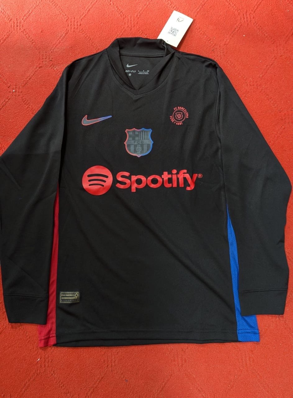 Barcelona Away Jersey Full Sleeve